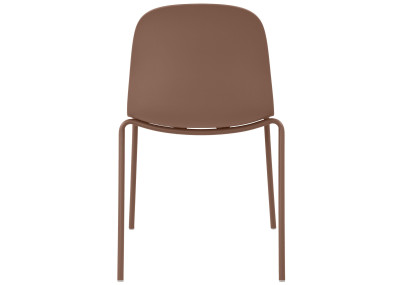 Ensemble de 4 chaises Hardin terre cuite