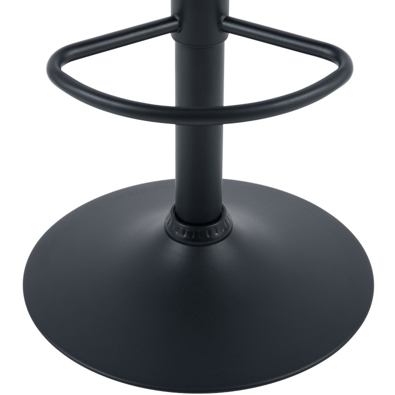 Tabouret de bar Mapun, tissu crème