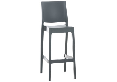 Tabouret de bar Maya gris foncé