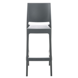 Tabouret de bar Maya gris foncé