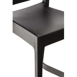 Tabouret de bar Maya noir