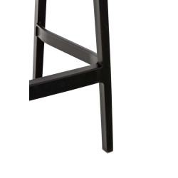 Tabouret de bar Maya noir