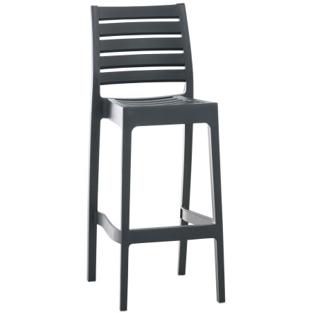 Tabouret de bar Ares gris foncé