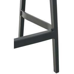Tabouret de bar Ares gris foncé