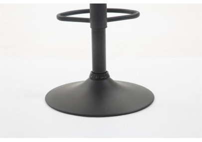 Tabouret de bar Braga, similicuir, blanc