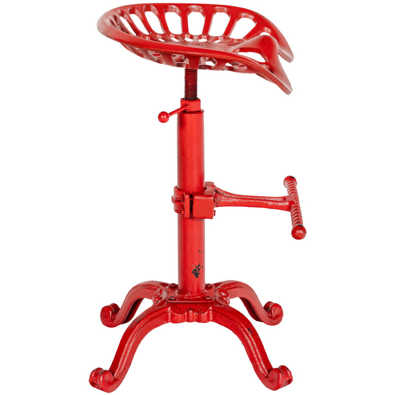 Sgabello Bar Butch in Ghisa rosso