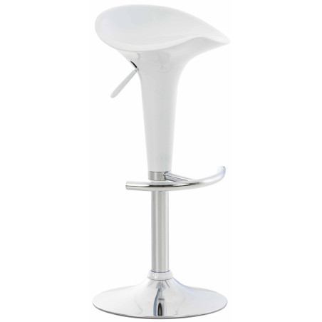 tabouret de bar Saddle blanc