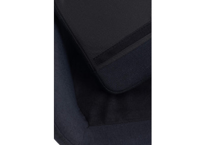 Tabouret de bar Grant, tissu noir