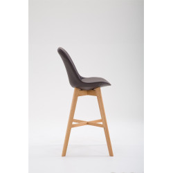 Taburete Cannes Marrón,Natural