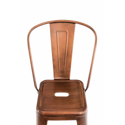Tabouret de bar Aiden cuivre
