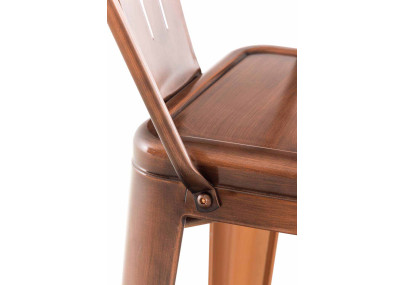 Tabouret de bar Aiden en cuivre