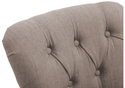 Taburete Lakewood Tapizado en Tela Gris topo