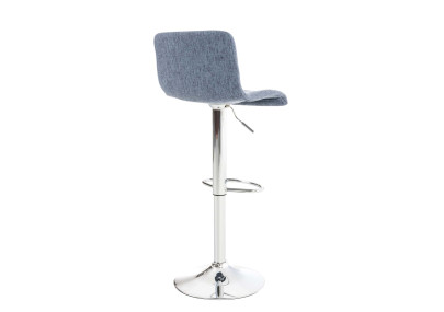 Tabouret de bar Hoover tissu C bleu