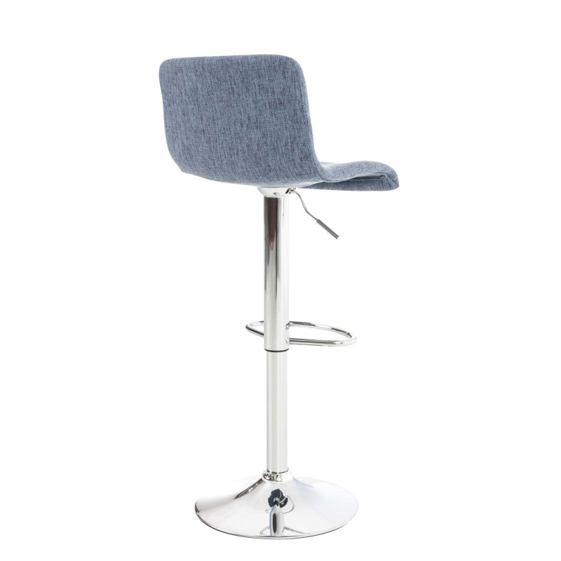 Tabouret de bar Hoover, tissu C bleu