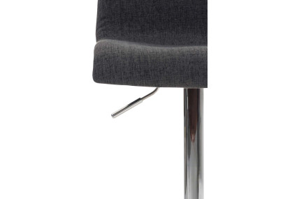 Tabouret de bar Hoover, tissu C, gris foncé