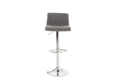 Tabouret de bar Hoover tissu C gris clair