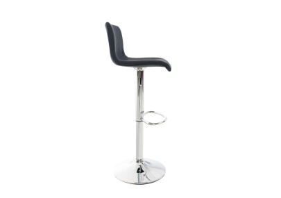Tabouret de bar Hoover, tissu C, noir
