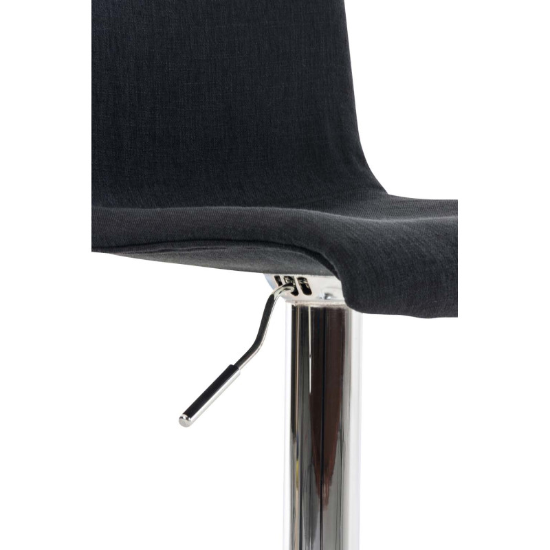 Tabouret de bar Hoover, tissu C noir