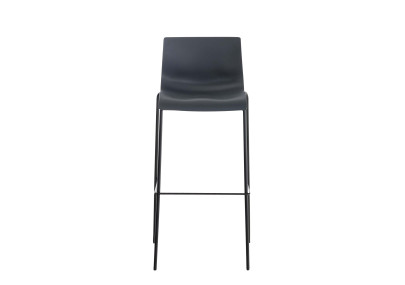 Taburete Hover con Base de 4 Pies Gris,Negro