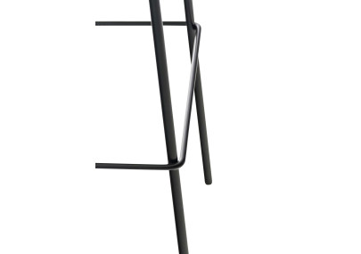 Taburete Hover con Base de 4 Pies Gris,Negro