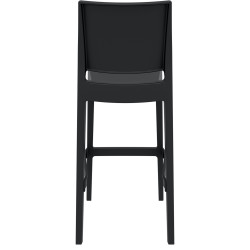 Lot de 2 tabourets de bar Maya noir