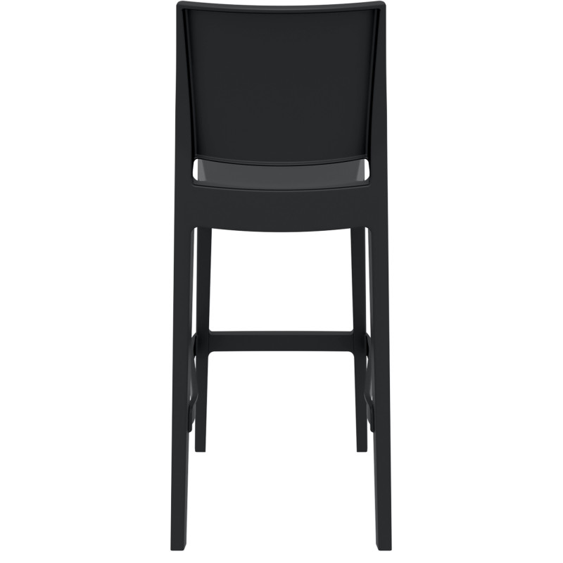 Lot de 2 tabourets de bar Maya noir
