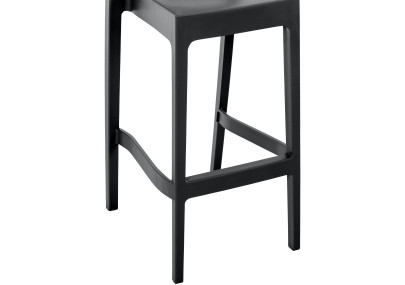 Ensemble de 2 tabourets de bar Maya noirs