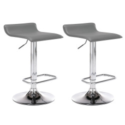 Set 2 Sgabelli Bar DYN grigio