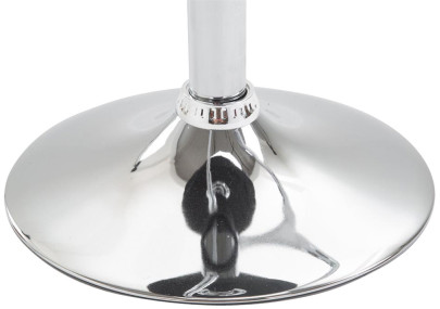 Lot de 2 tabourets de bar Lazio simili cuir C noir