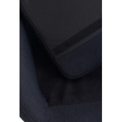 Ensemble de 2 tabourets de bar Grant en tissu noir