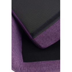 Ensemble de 2 tabourets de bar Grant en tissu violet