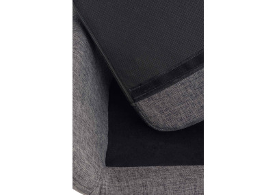 Ensemble de 2 tabourets de bar Grant, tissu gris clair