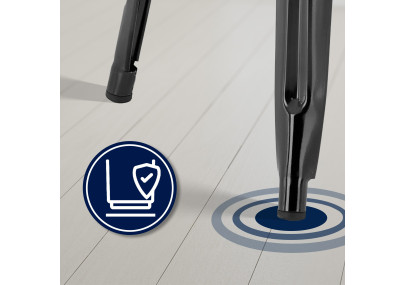 Lot de 2 tabourets de bar Joshua noir