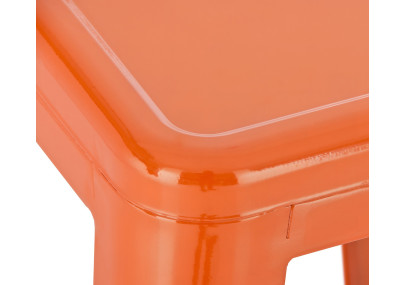 Ensemble de 2 tabourets de bar Joshua orange