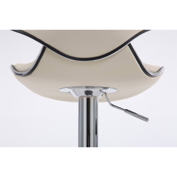 Set De 2 Taburetes Las vegas Crema,Cromado