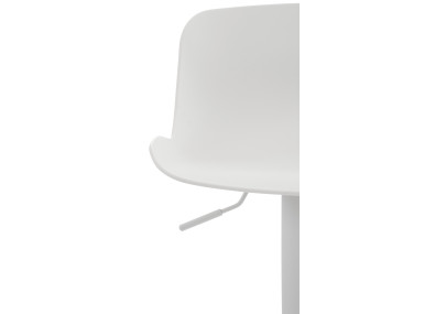 Tabouret de bar Almada blanc