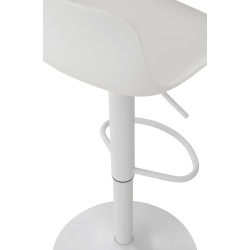 Tabouret de bar Almada blanc