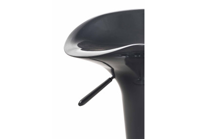 Ensemble de 2 tabourets de bar gris selle