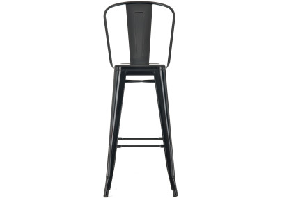 Ensemble de 4 tabourets de bar Aiden, noirs