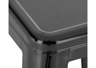 Lot de 4 tabourets de bar Joshua noir