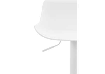 Lot de 2 tabourets de bar Aveiro, blancs