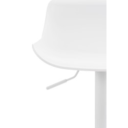 Lot de 2 tabourets de bar Aveiro, blancs