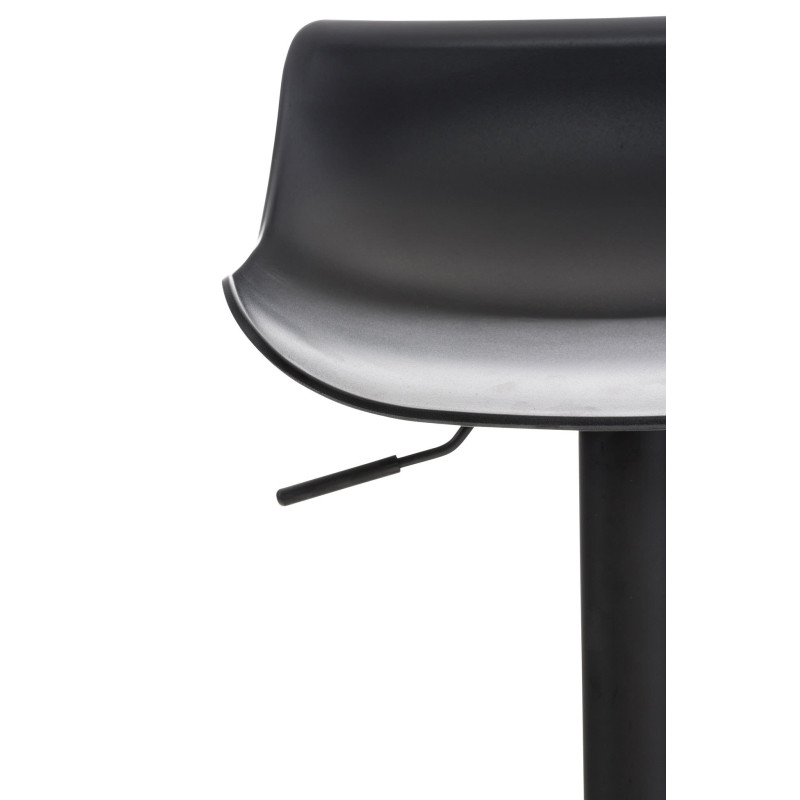 Lot de 2 tabourets de bar Aveiro, noirs
