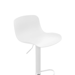 Ensemble de 2 tabourets de bar Almada blanc