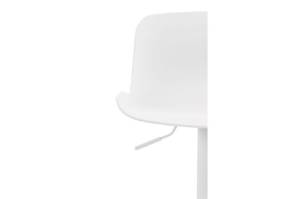 Ensemble de 2 tabourets de bar Almada blancs