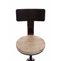 Set 2 Sgabelli Bar Industriali Elko bronzo