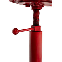 Set 2 Sgabelli Bar industriali Butch In Ghisa rosso