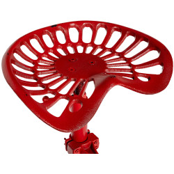 Set 2 Sgabelli Bar industriali Butch In Ghisa rosso