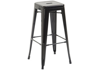 Set De 2 Taburetes Joshua Negro