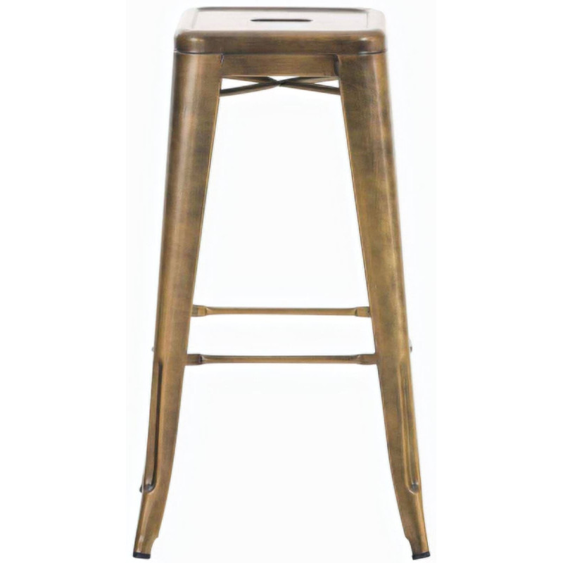 Lot de 2 tabourets de bar Joshua V2 doré